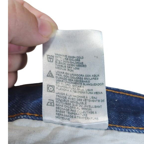 Dickies Men’s 48x28.5 Blue Denim Jeans – Relaxed Fit Workwear Straight Leg - Picture 9 of 10